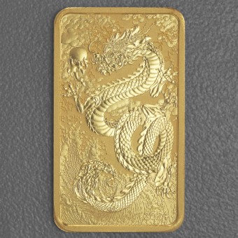 Gold Münzbarren 1oz "Rectangular Dragon" 2024 (Australien)