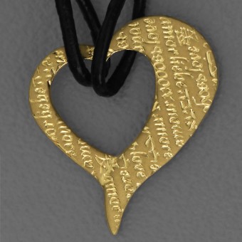 Goldanhänger "Flame of Love" (18 kt) PAMP 