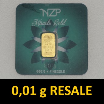 Goldbarren 0,01g "Resale" (div. Hersteller) 