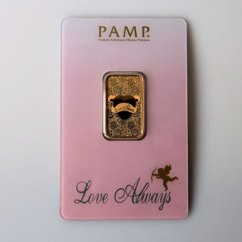 Goldbarren 10g PAMP "Love Always" 