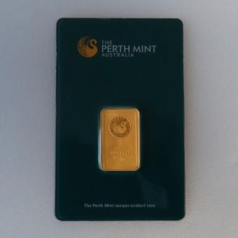 Goldbarren 10g PERTH MINT "Känguru-Motiv" 