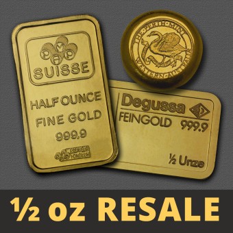 Goldbarren 1/2oz "Resale" (div. Hersteller) 