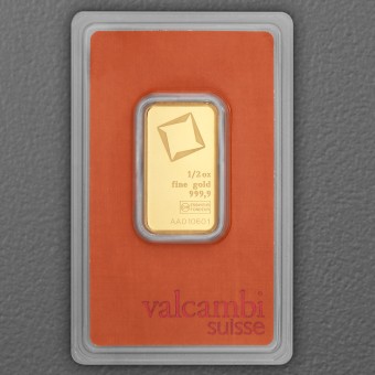 Goldbarren 1/2oz VALCAMBI geprägt 
