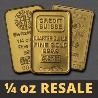 Goldbarren 1/4oz "Resale" (div. Hersteller) 