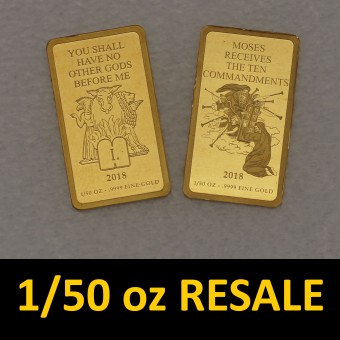 Goldbarren 1/50oz "Resale" (div. Hersteller) 