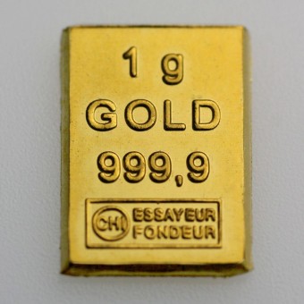 Goldbarren 1g CombiBar 