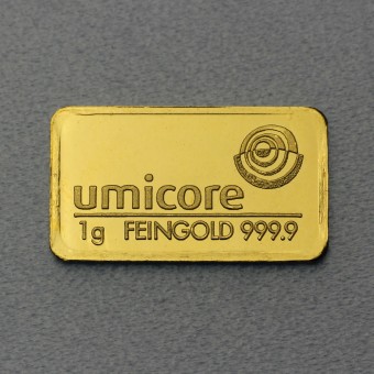 Goldbarren 1g UMICORE (Resale) 