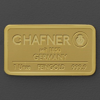 Goldbarren 1oz C.HAFNER - "Resale" 