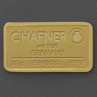 Goldbarren 20g C.HAFNER - "Resale" 