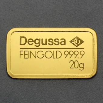 Goldbarren 20g DEGUSSA - "Resale" 