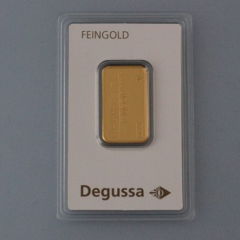 Goldbarren 20g DEGUSSA, im Blister 