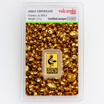 Goldbarren 2,5g Auropelli-Barren Responsible-Gold 