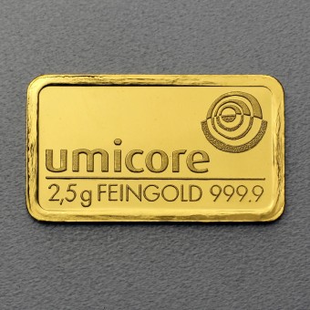 Goldbarren 2,5g UMICORE (Resale) 