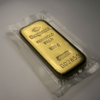 Goldbarren 500g DEGUSSA - "Resale" 