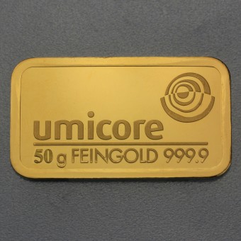 Goldbarren 50g UMICORE (Resale) 