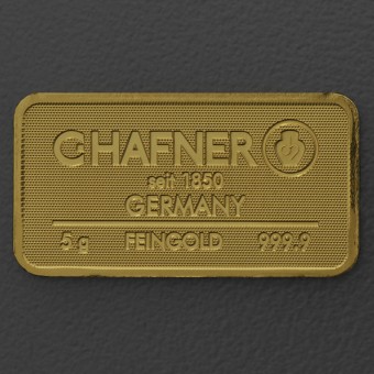 Goldbarren 5g C.HAFNER - "Resale" 