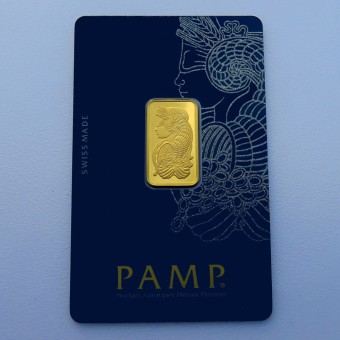 Goldbarren 5g PAMP "Fortuna" 