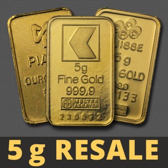 Goldbarren 5g "Resale" (div. Hersteller) 