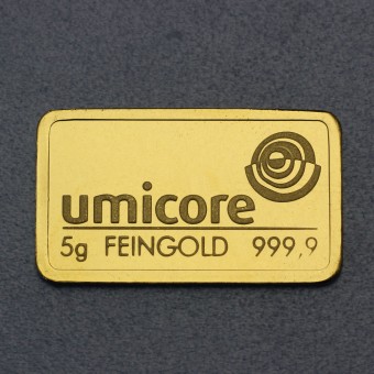 Goldbarren 5g UMICORE (Resale) 