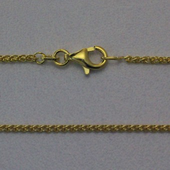 Goldkette 333er/42 cm "Zopf-Form" (8 kt GG) 