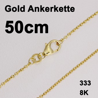 Goldkette 333er/50 cm "Anker-Form" (8 kt GG) 