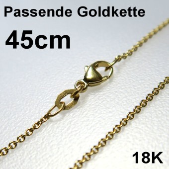 Goldkette 750er/45 cm "Anker-Form" (18 kt GG) 
