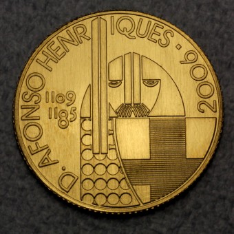 Goldmünze 0,25 Euro "D. Afonso Henriques" 2006 (Portugal)