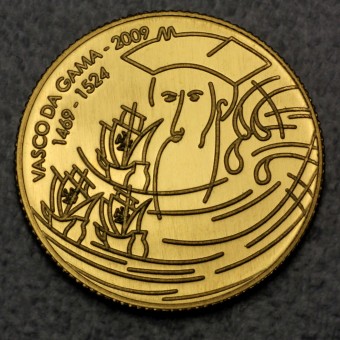 Goldmünze 0,25 Euro "Vasco da Gama" 2009 (Portugal)