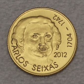 Goldmünze 0,25 Euro "Carlos Seixas" 2012 (Portugal)