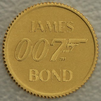 Goldmünze 0,5g "007 James Bond" 2020 