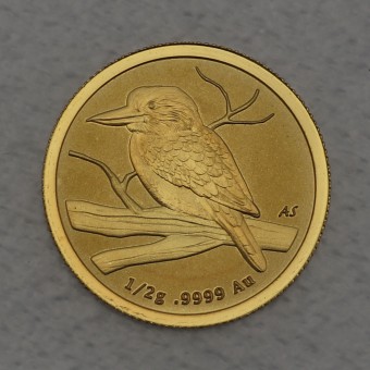 Goldmünze 0,5g "Australian Kookaburra" 2022 Miniature Gold Coin (Australien)