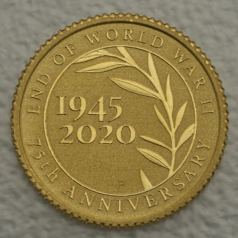 Goldmünze 0,5g "End of World War II" 2020 75th ANNIVERSARY