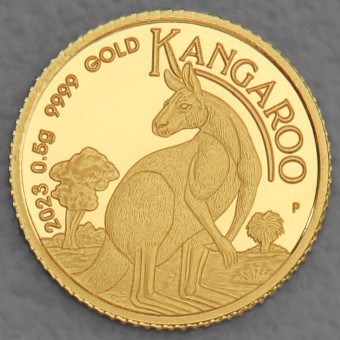 Goldmünze 0,5g "Känguru - Mini Roo 2023" (Australien)
