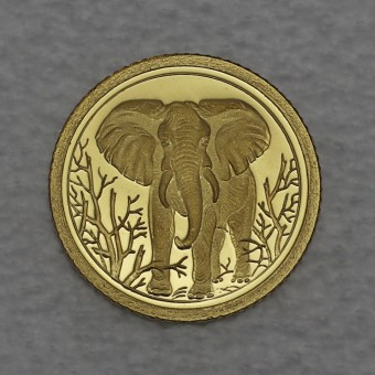 Goldmünze 0,5g "Elefant" 2004 African Wildlife (Somalia)