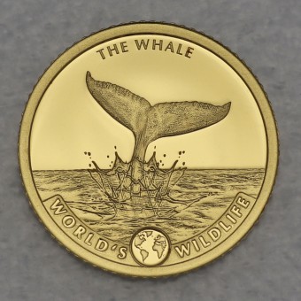 Goldmünze 0,5g "Wal" 2020 (PP) World's Wildlife (Kongo)