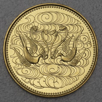 Goldmünze "100000 Yen 1986" 60jähriges Regierungsjubiläum Hirohito (Japan)