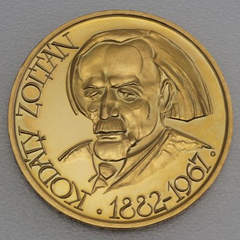 Goldmünze 1000 Forint "Zoltán Kodály" 1967 (Ungarn)