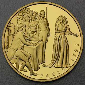 Goldmünze 1000 Schilling "Marie Antoinette" 1997 (PP) Schicksale im Hause Habsburg (Österreich)
