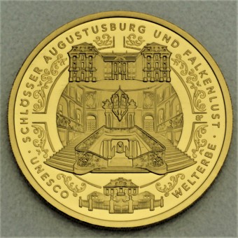 Goldmünze "100 Euro BRD 2018 Augustusburg" Unesco-Weltkulturerbe
