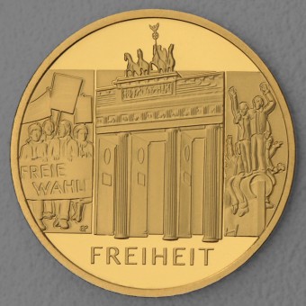 Goldmünze 100 Euro "Freiheit" 2022  Säulen der Demokratie (Deutschland)