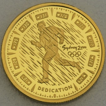 Goldmünze 100 Dollars "Dedication 2000" (Austral.) 