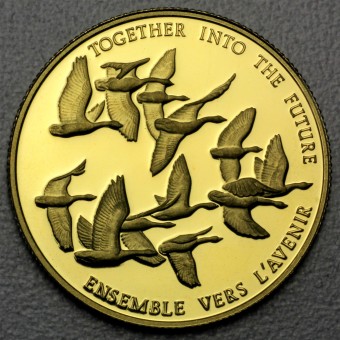 Goldmünze 100 Dollar "Canadian Unity" 1978 (PP) (Kanada)