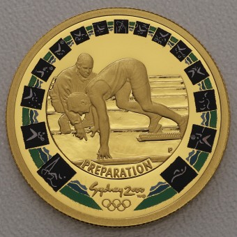 Goldmünze 100 Dollar "Sprinter" 2000 (kol.) Sydney Olympics (Australien)
