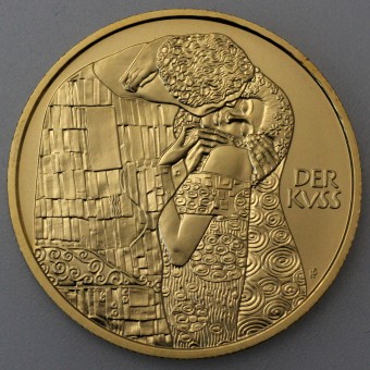 Goldmünze "100 Euro-2003 Der Kuss" (Österreich) Kunstschätze