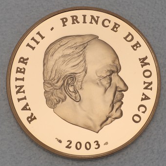 Goldmünze 100 Euro "Fürst Rainier III" 2003  (Monaco)