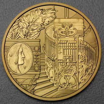 Goldmünze 100 Euro "Linke Wienzeile" 2007 Wiener Jugendstil (Österreich)