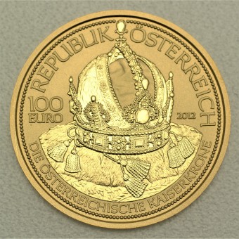 Goldmünze "100 Euro-2012 Kaiserkrone" (Österreich) 