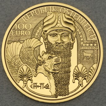 Goldmünze "100 Euro-2019 Mesopotamien" (Österr.) Magie des Goldes Serie