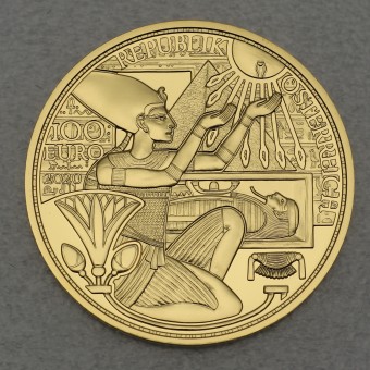 Goldmünze "100 Euro-2020 Pharaonen" (Österr.) Magie des Goldes Serie