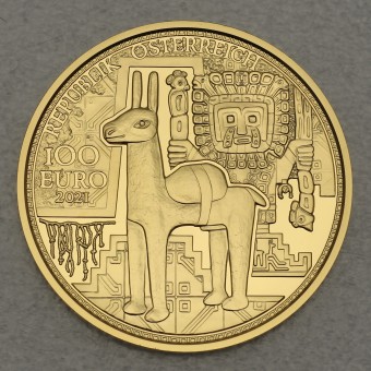 Goldmünze "100 Euro-2021 Gold der Inka" (Österr.) Magie des Goldes Serie